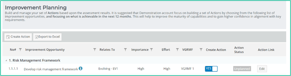 Risk Maturity Benchmark – client user guide - illustration 38