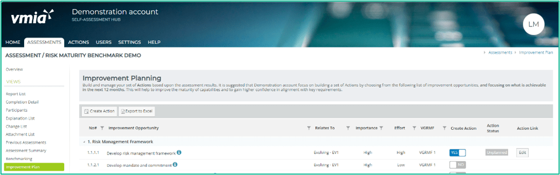 Risk Maturity Benchmark – client user guide - illustration 39