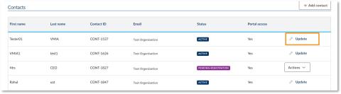 How do I assign admin permissions to an existing contact - illustration 02