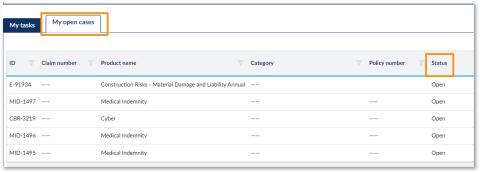 How do I check the status of a claim online - illustration 01