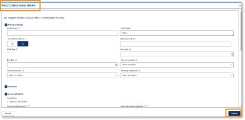 How do I update the asset register online - illustration 14