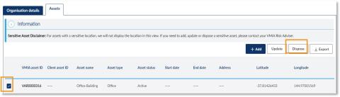How do I update the asset register online - illustration 19