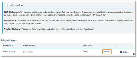 How do I update the asset register online - illustration 20