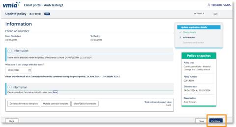 How do I update an existing policy online - illustration 02