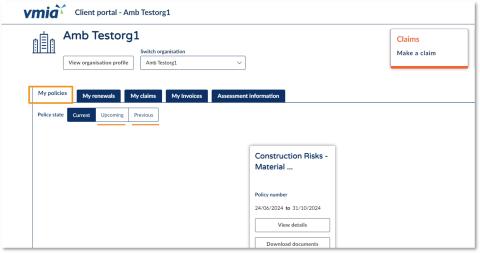 How do I view my policy and download documents illustration 06